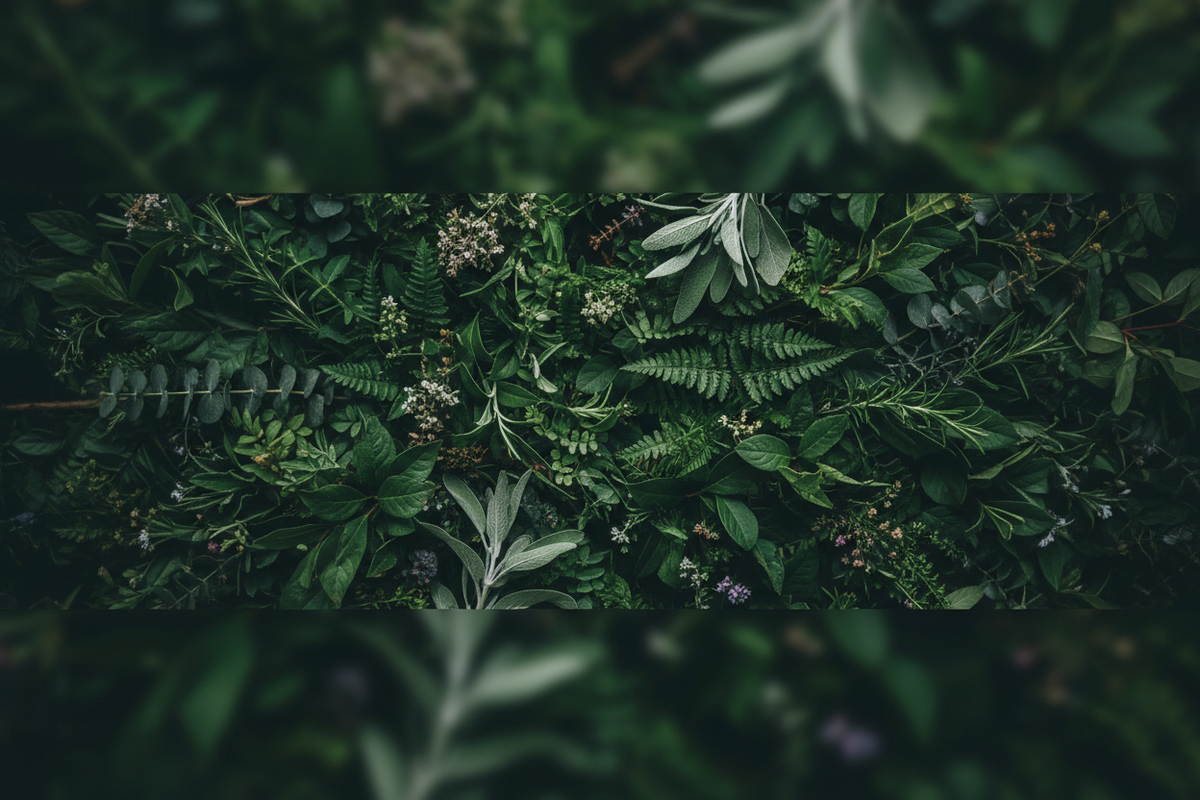 Green Herbal Background